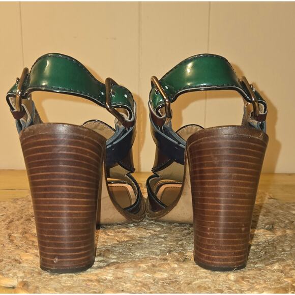 Prada Patent Leather Slingback Sandals Size EU 36 1/2 - US Size 6 - Picture 7 of 13